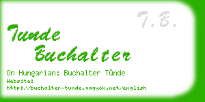 tunde buchalter business card
